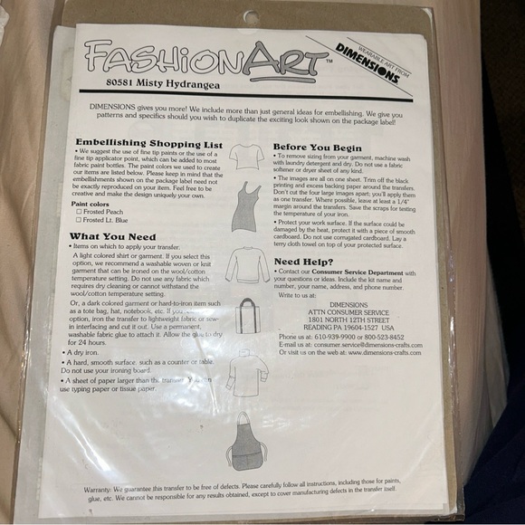 Fashion art full color iron on transfer - Picture 2 of 2